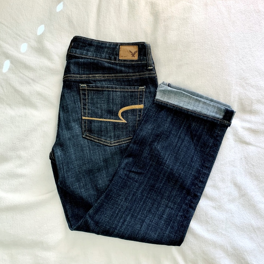 AEO Artist Crop Jeans